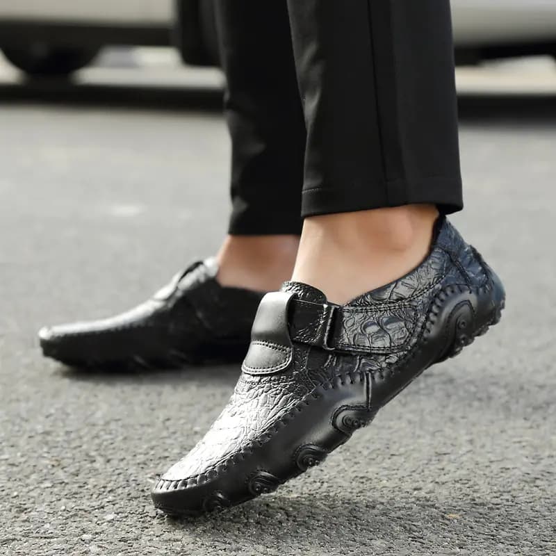Octopus Shoes, Doudou Shoes, Leather Driving Shoes