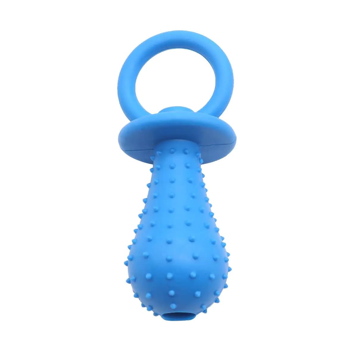 Blue Rubber Dog Chew Toy With Bell