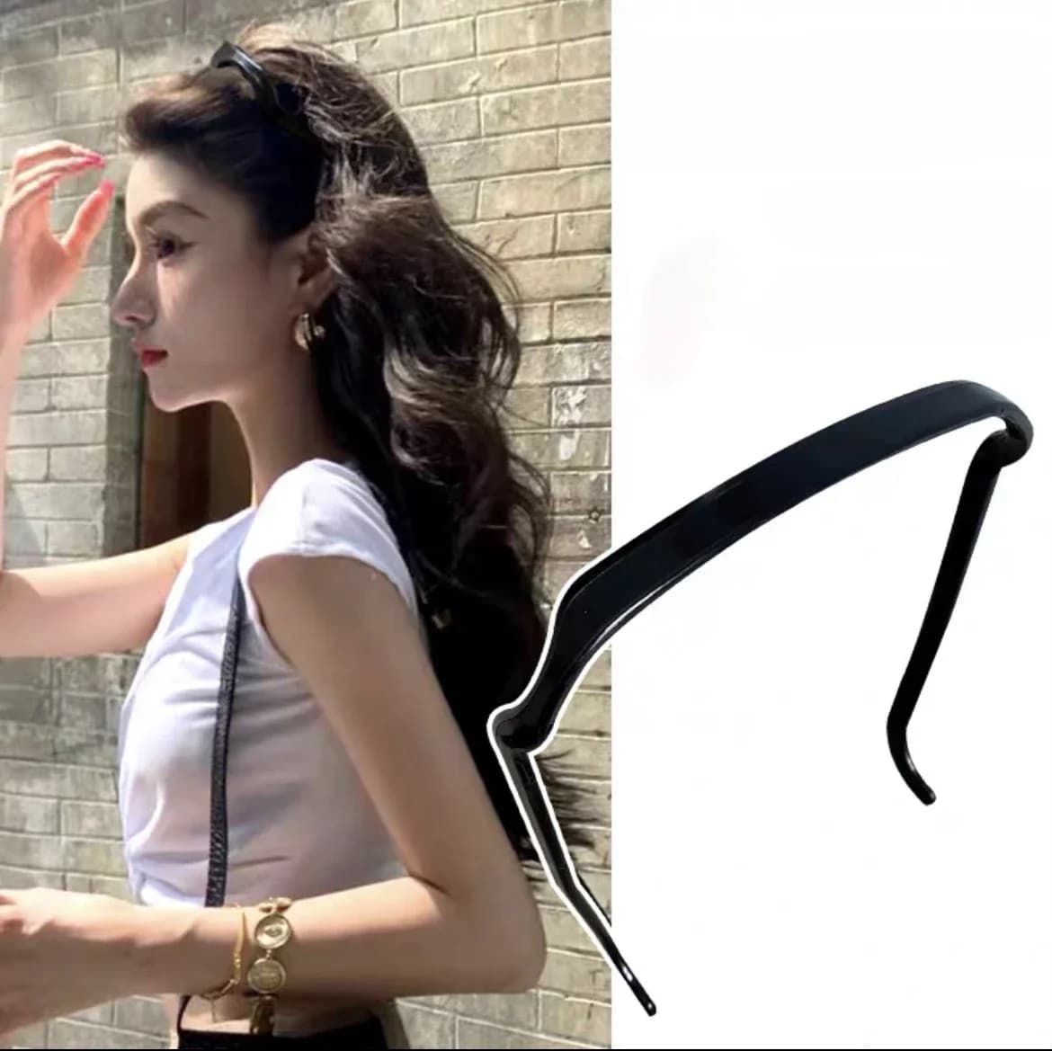Thick Hair Bundle Sunglasses Hoop and Hair Accessories