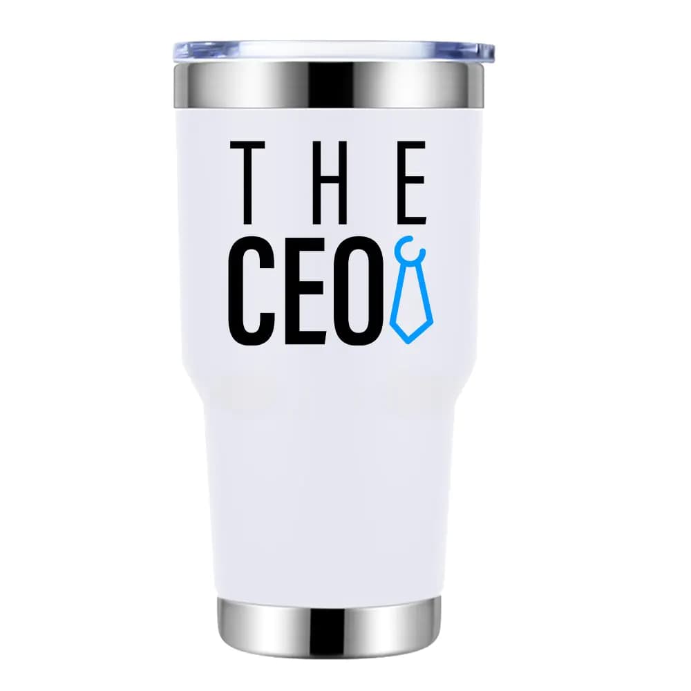 The CEO 30oz Insulated Vacuum Sealed Tumbler