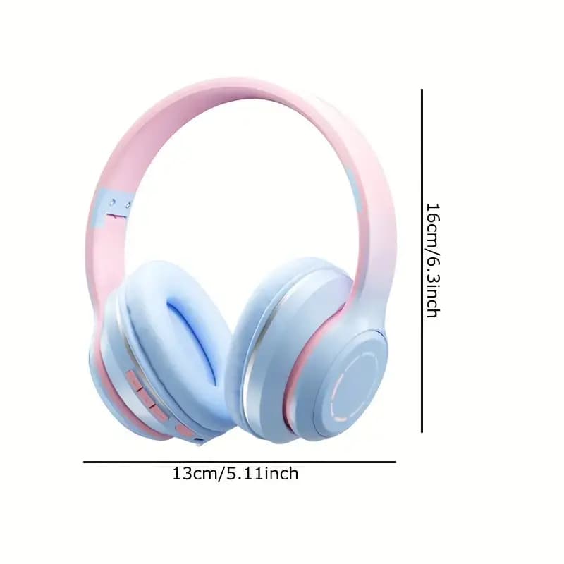 Premium Wireless Stereo Headphones with LED Lights