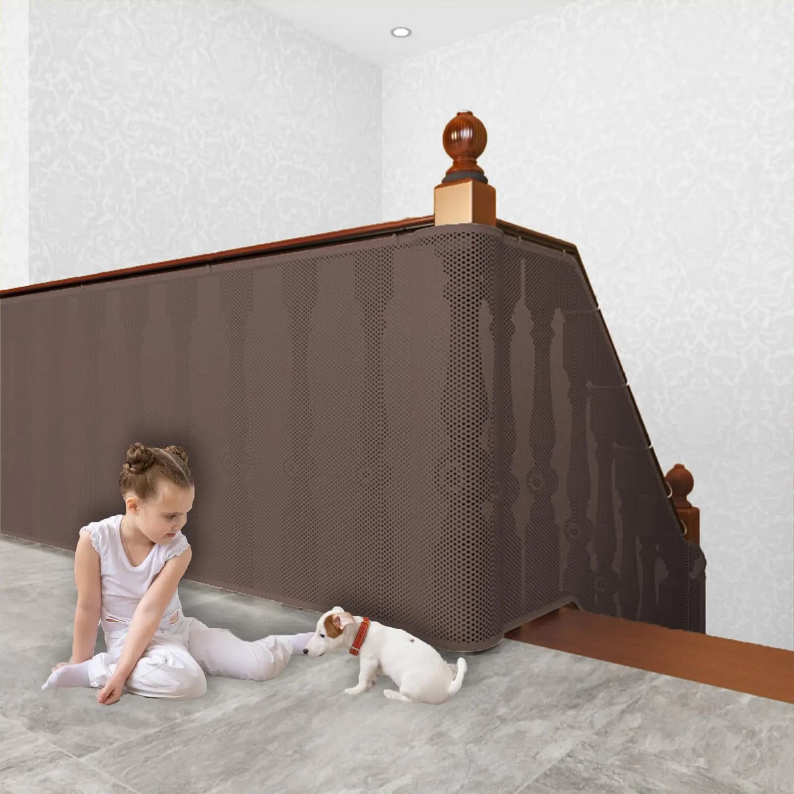 Baby Gate Mesh Safety Netting For Stairs