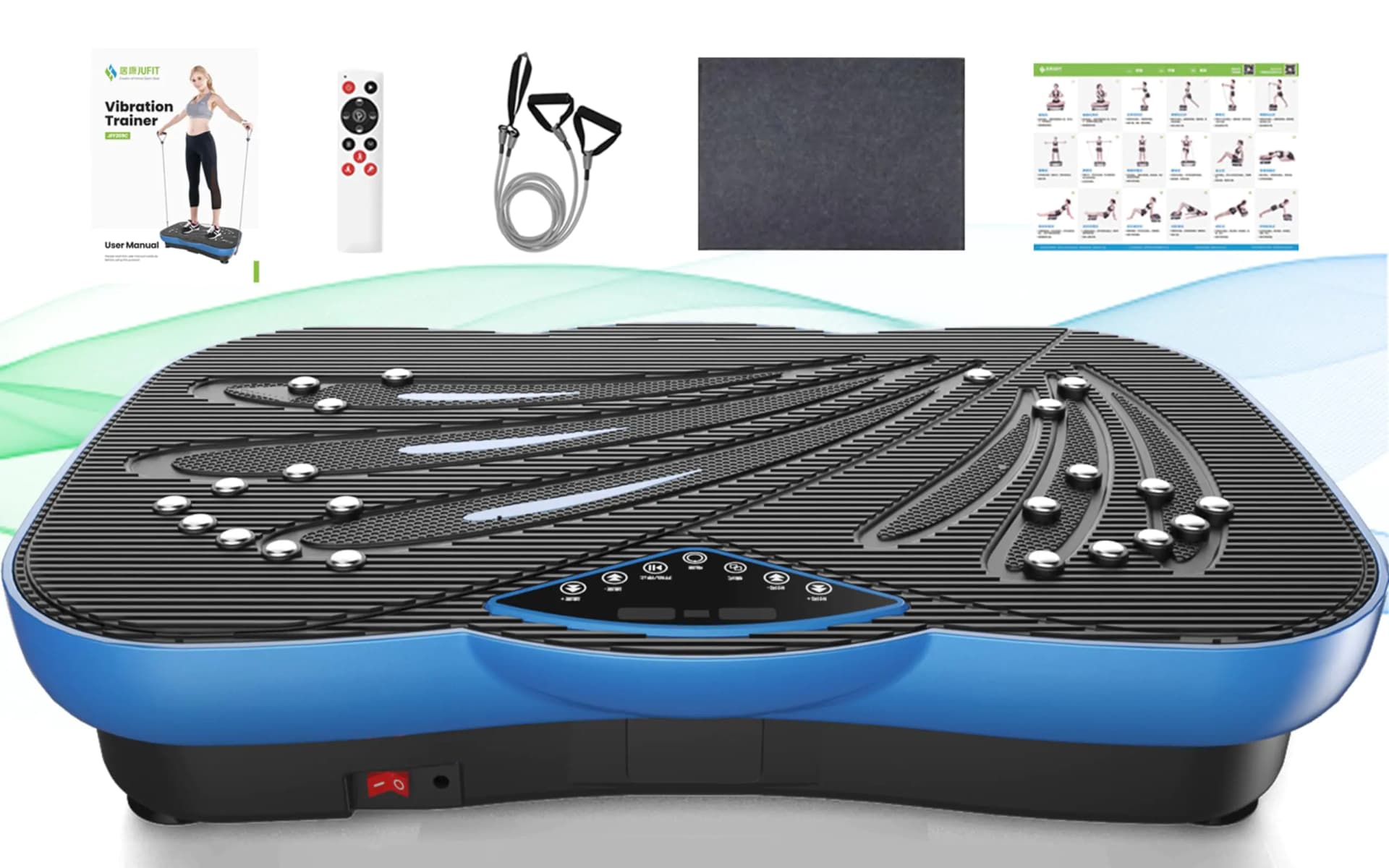 Vibration Exercise Platform With Anti-Slip Mat