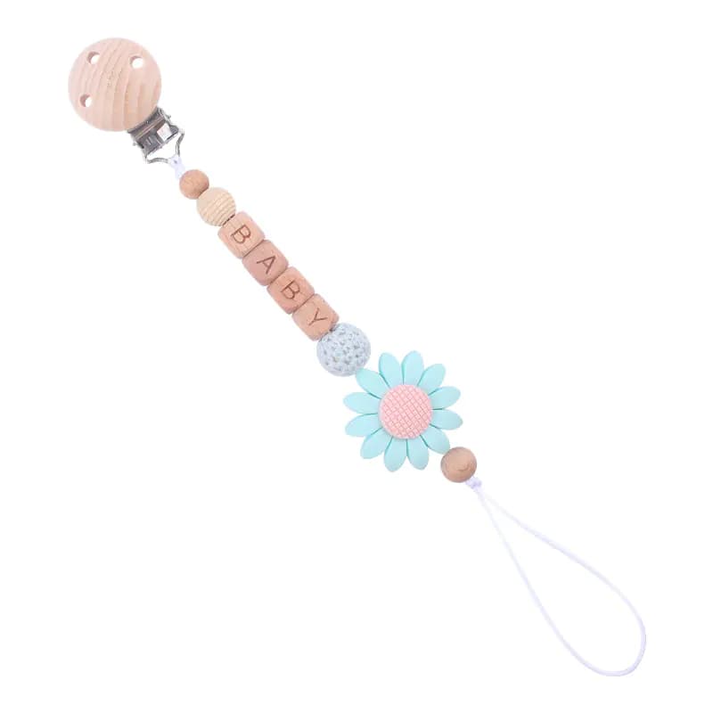 Soothing Beech Pacifier Clip for Baby Products