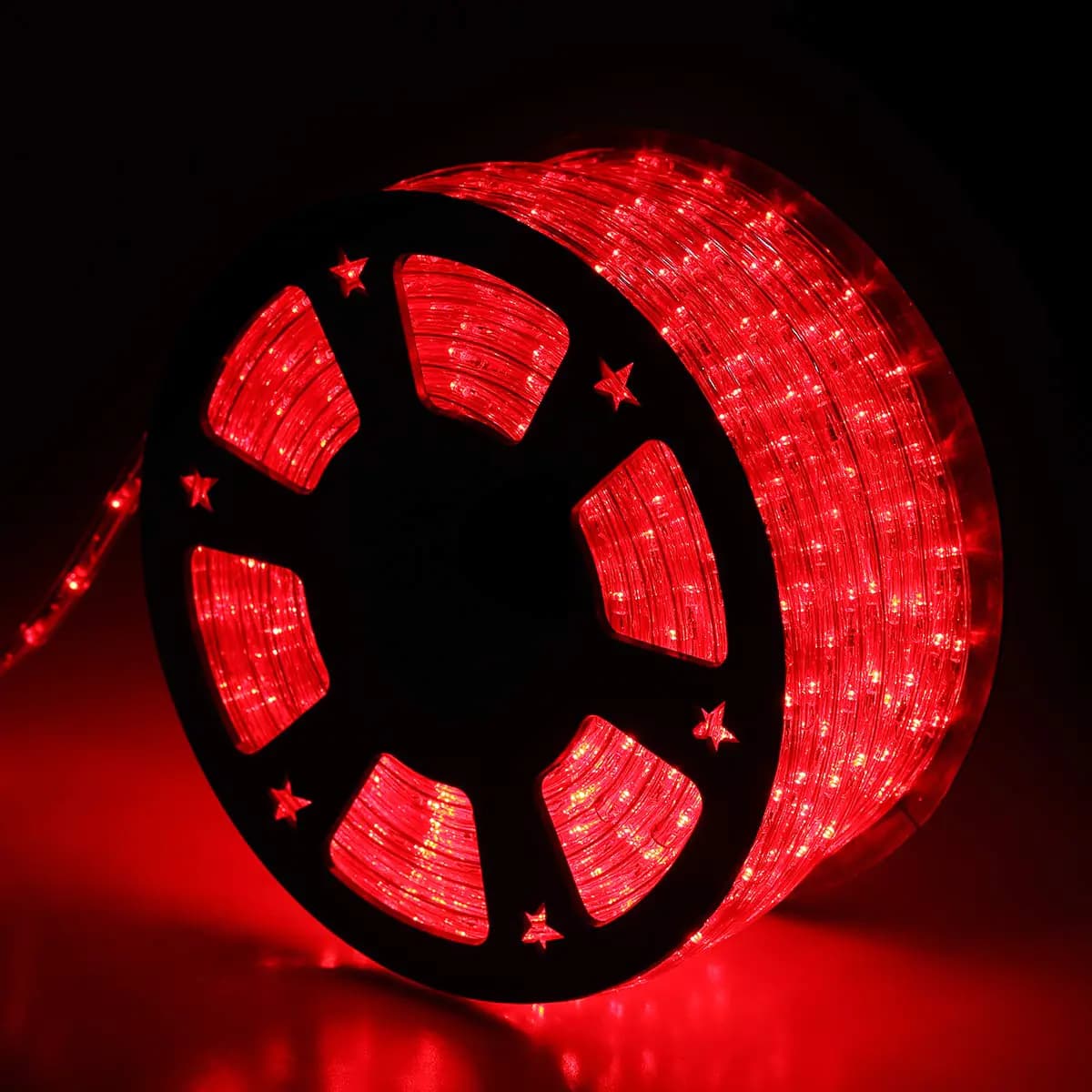 100ft Waterproof Red LED Rope Lights