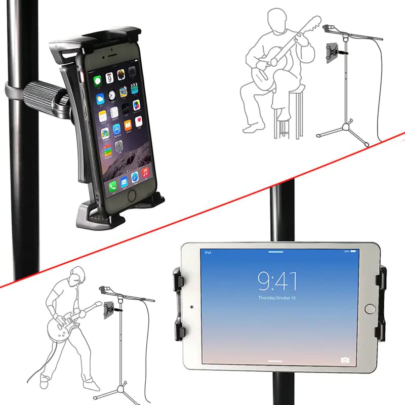Tablet Holder for Fitness Equipment and Baby Strollers