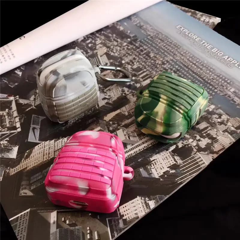 Creative Silicone Case for AirPods 2 Wireless Earbuds