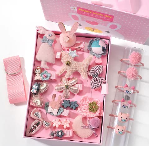 Cute Cartoon Hair Accessories for Girls - Animal Hair Ties