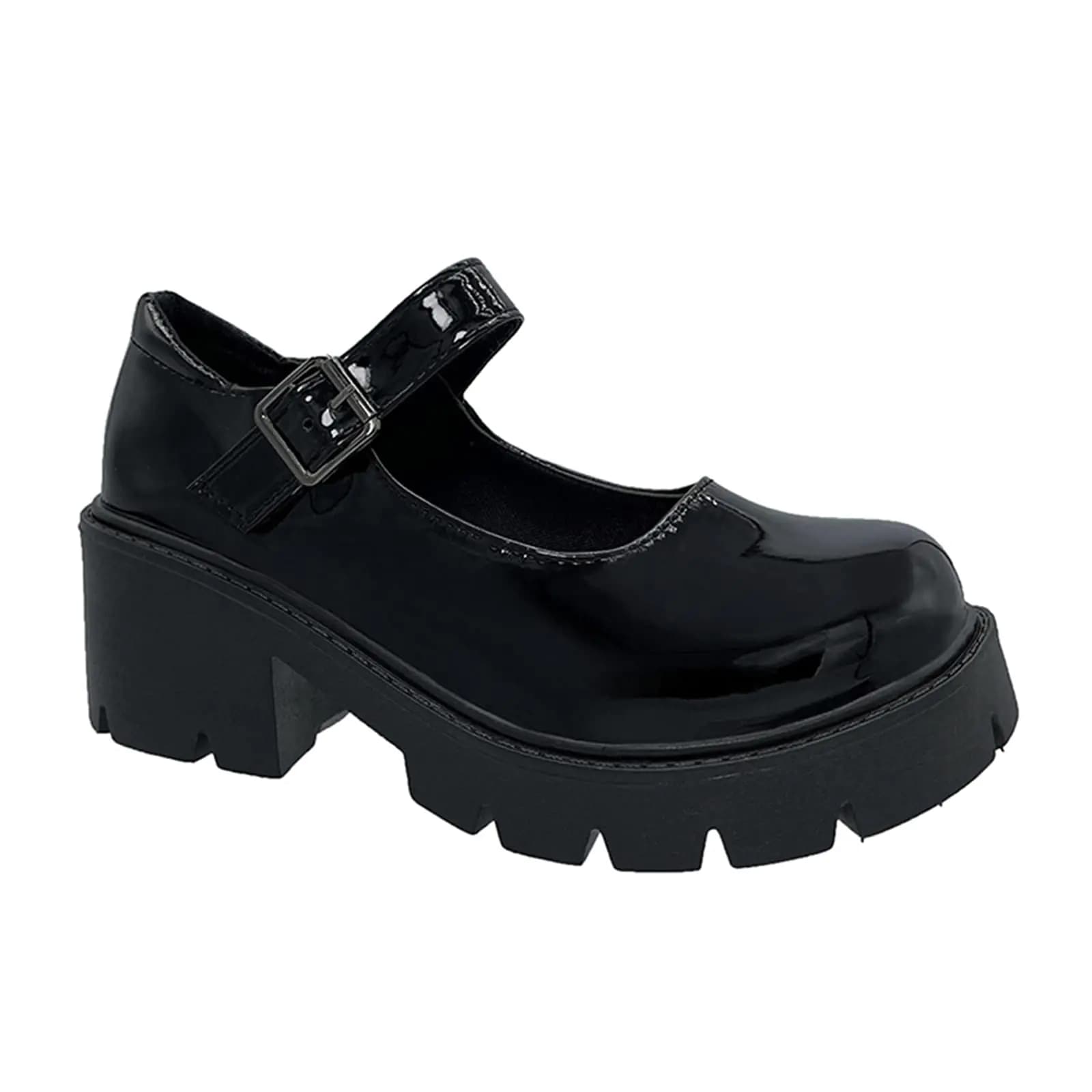 Mary Jane Chunky Heel Oxford Dress Shoes