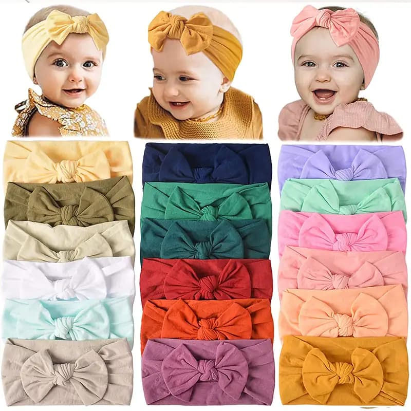 Nylon Bow Baby Hair Accessories for Children