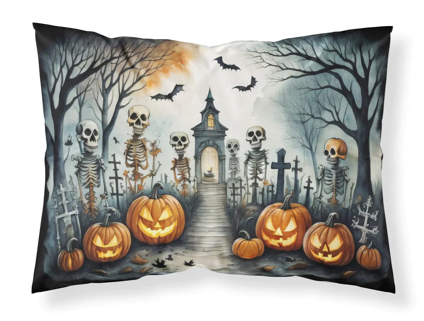 Skeleton Spooky Halloween Standard Pillowcase