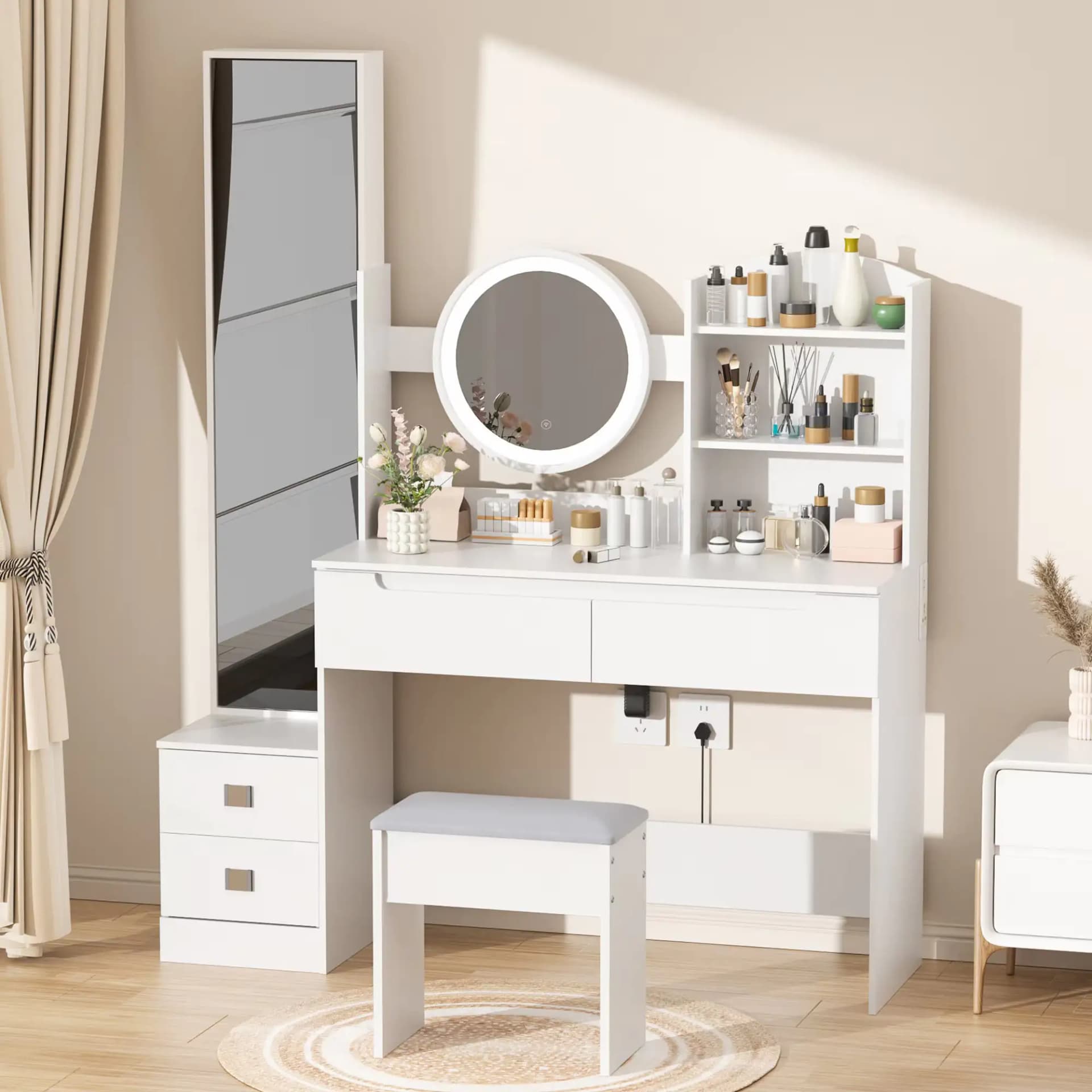 Modern Minimalist Bedroom Dressing Table