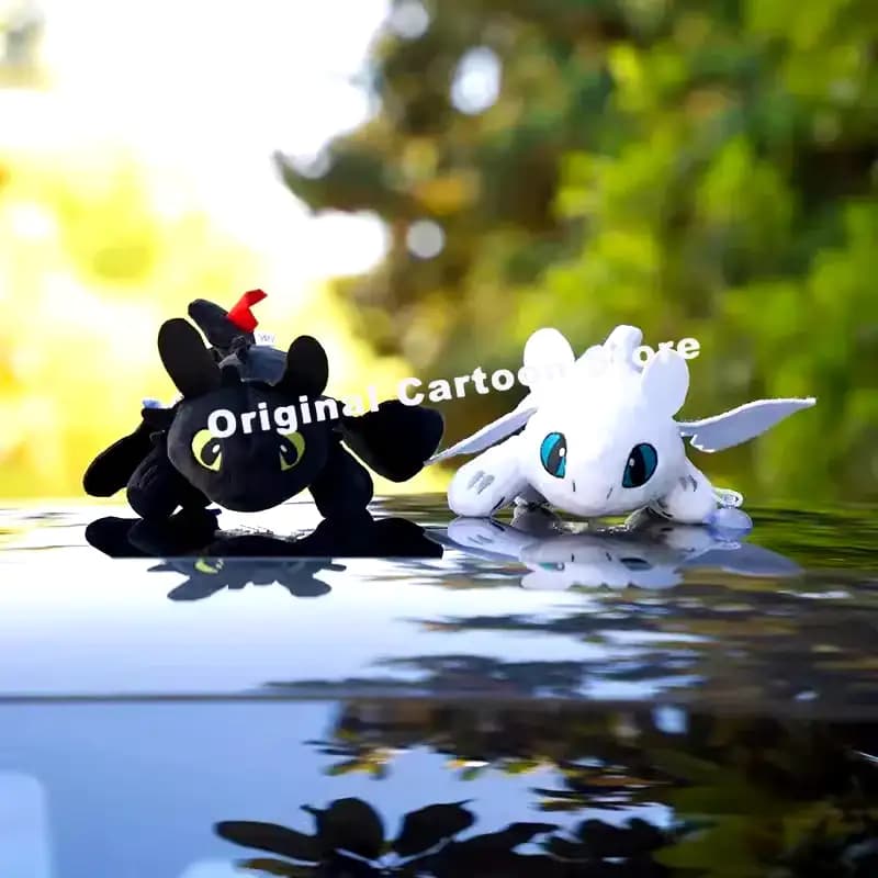 Car Roof Teeth Flying Dragon Plush Toy