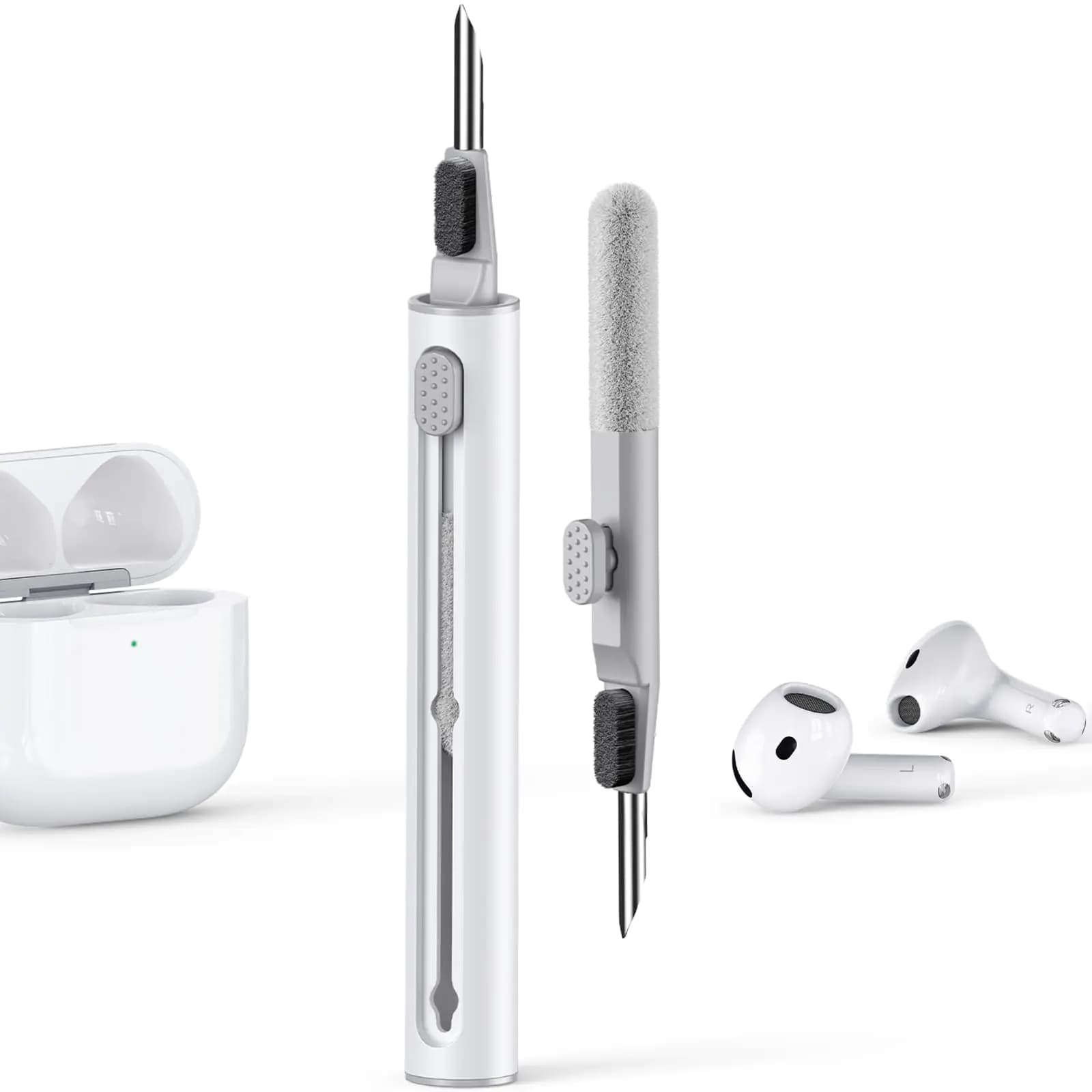 AirPod Cleaner Kit Three-in-One Pen White