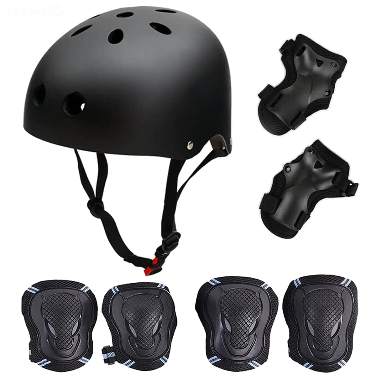 Adult Skateboard Helmet Protective Gear Set