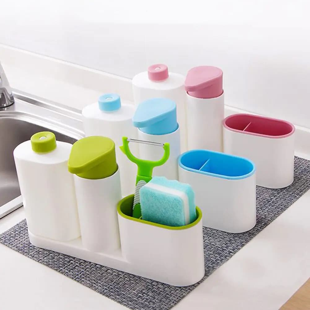 3-Piece Multi-Functional Kitchen and Bathroom Organizer Set