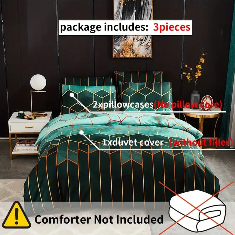 Stylish Retro Microfiber Bedding Set for Bedroom Upgrade