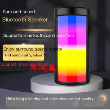 Pulse 1202 Bluetooth Speaker with Colorful LED Lights