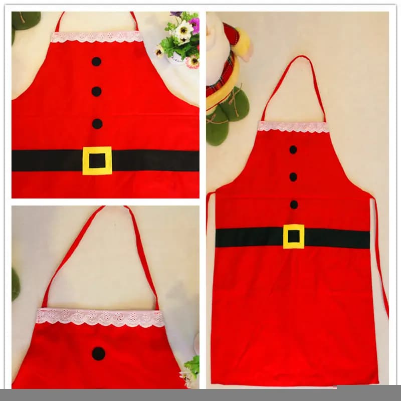 Christmas Decorations and Holiday Apron