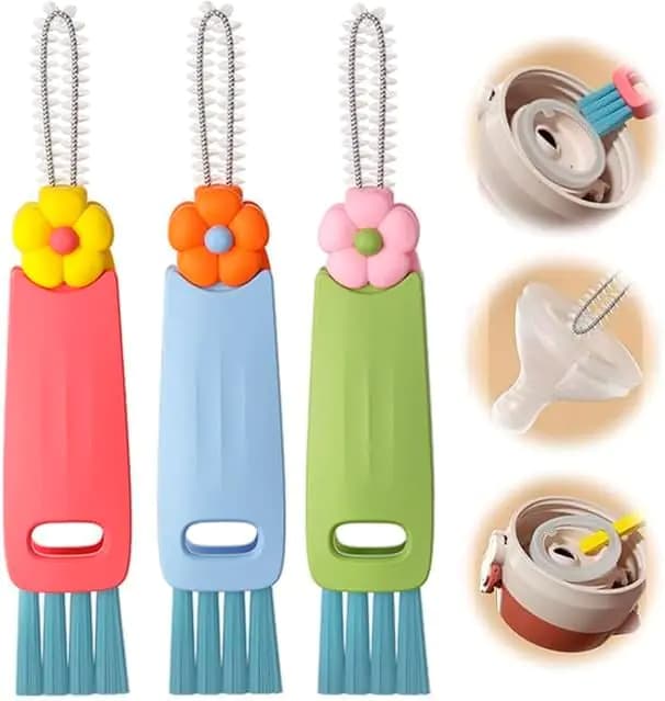 3-in-1 Cup and Bottle Cleaning Brush