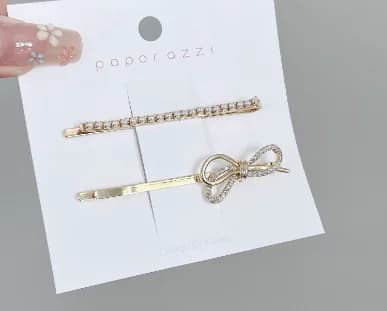Elegant Pearl Star Hair Clips - Korean Hair Accessories