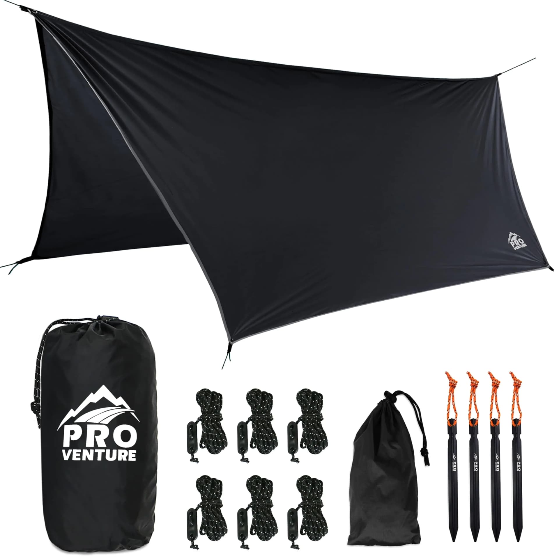 Waterproof Hammock Rain Fly Tarp, 12x9 Feet