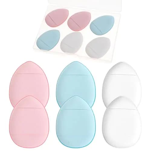 Mini Powder Puff Set With Storage Case