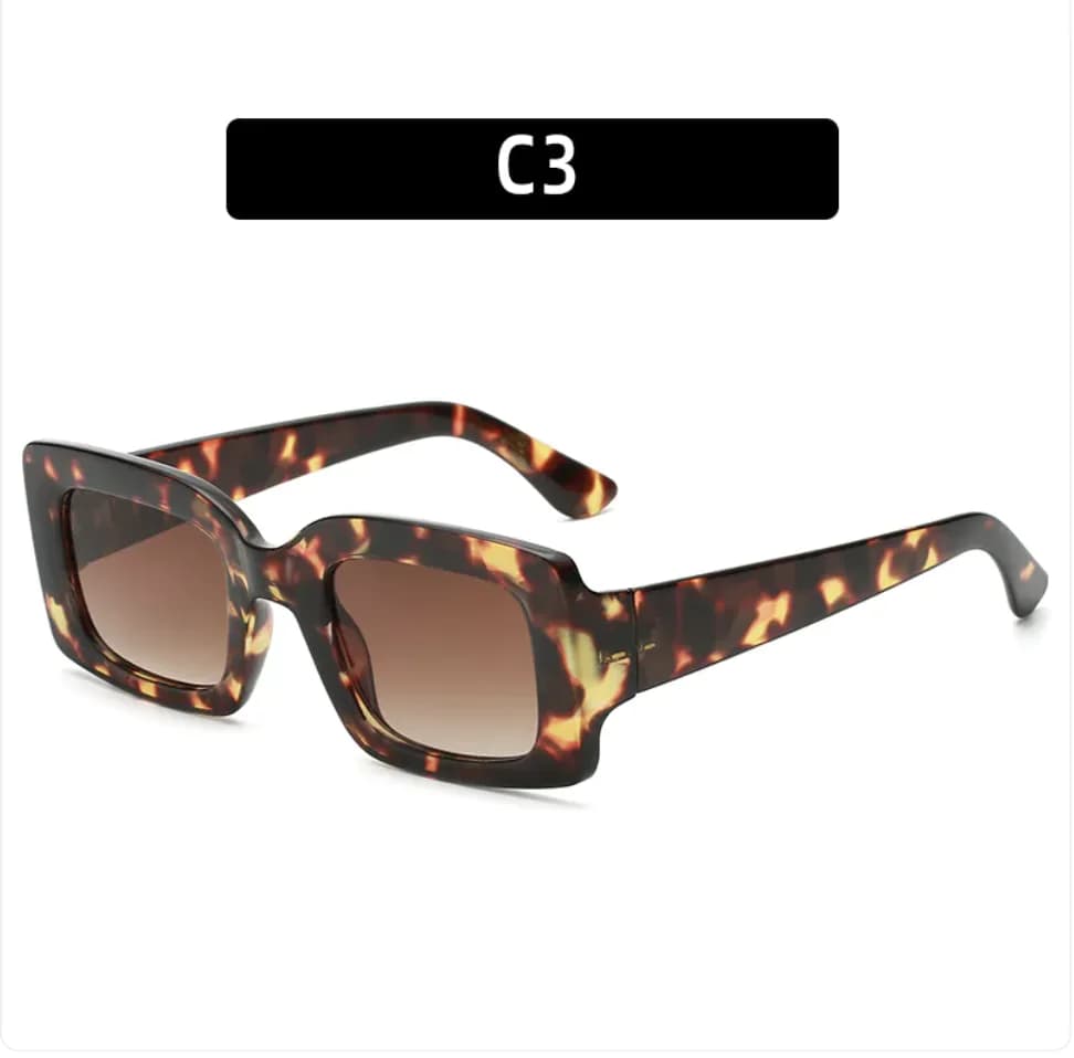 Uv Protection Sunglasses Fashion Rectangle