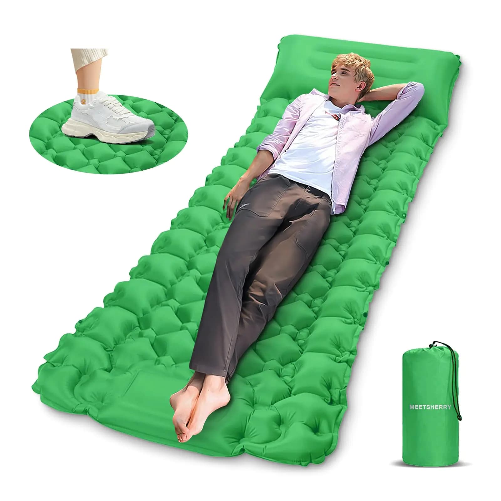 Self-Inflating Camping Sleeping Pad 75x22
