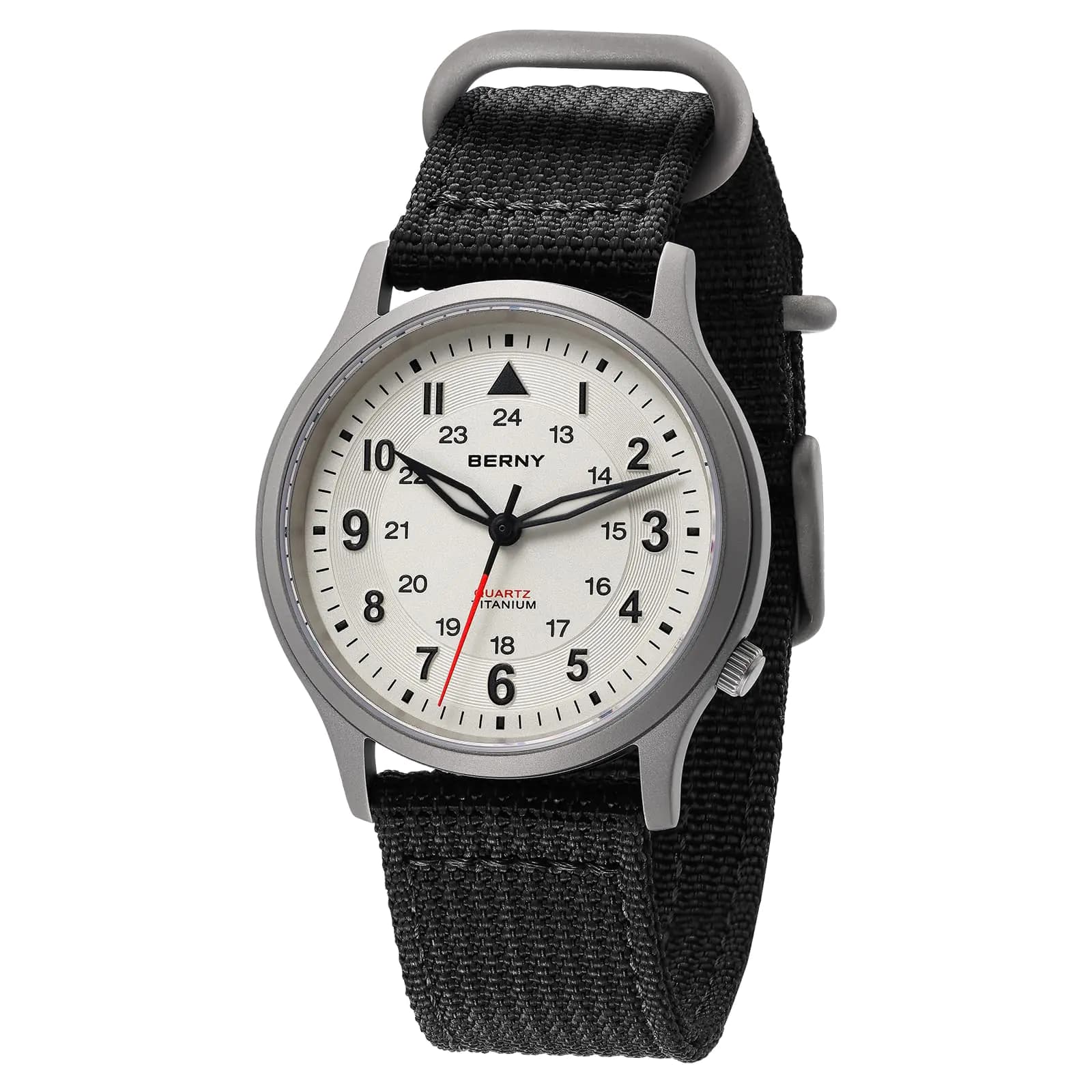 Titanium Quartz Sports Watch With Luminous Dial