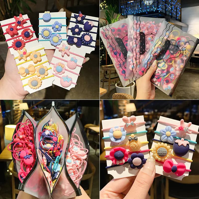 Princess Hair Ties for Girls - No Damage Hair Accessories