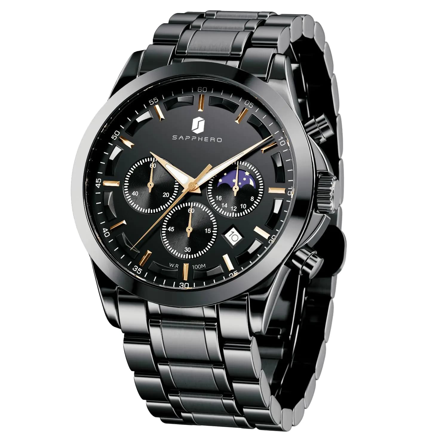 Men's Waterproof Stainless Steel Quartz Watch