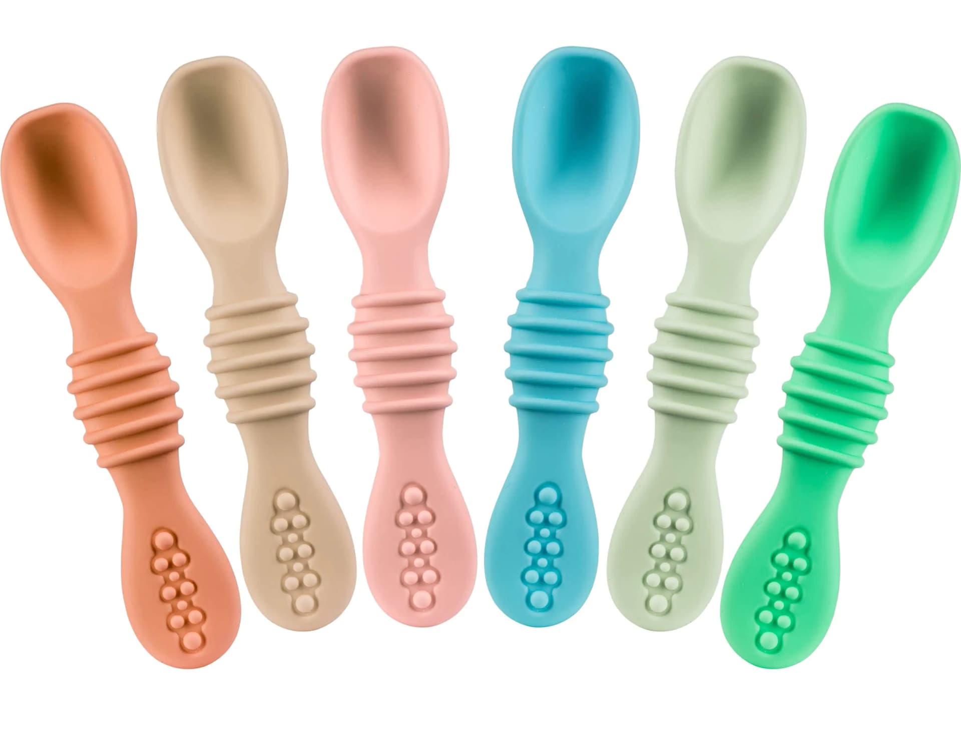 Silicone Baby Spoon Self Feeding Set BPA Free