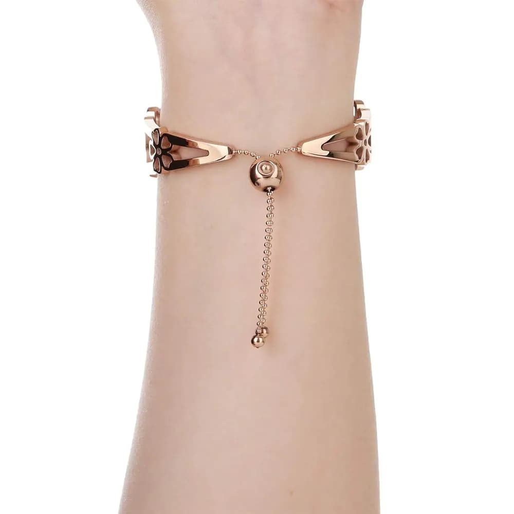 Floral Bracelet Steel Strap for Watches