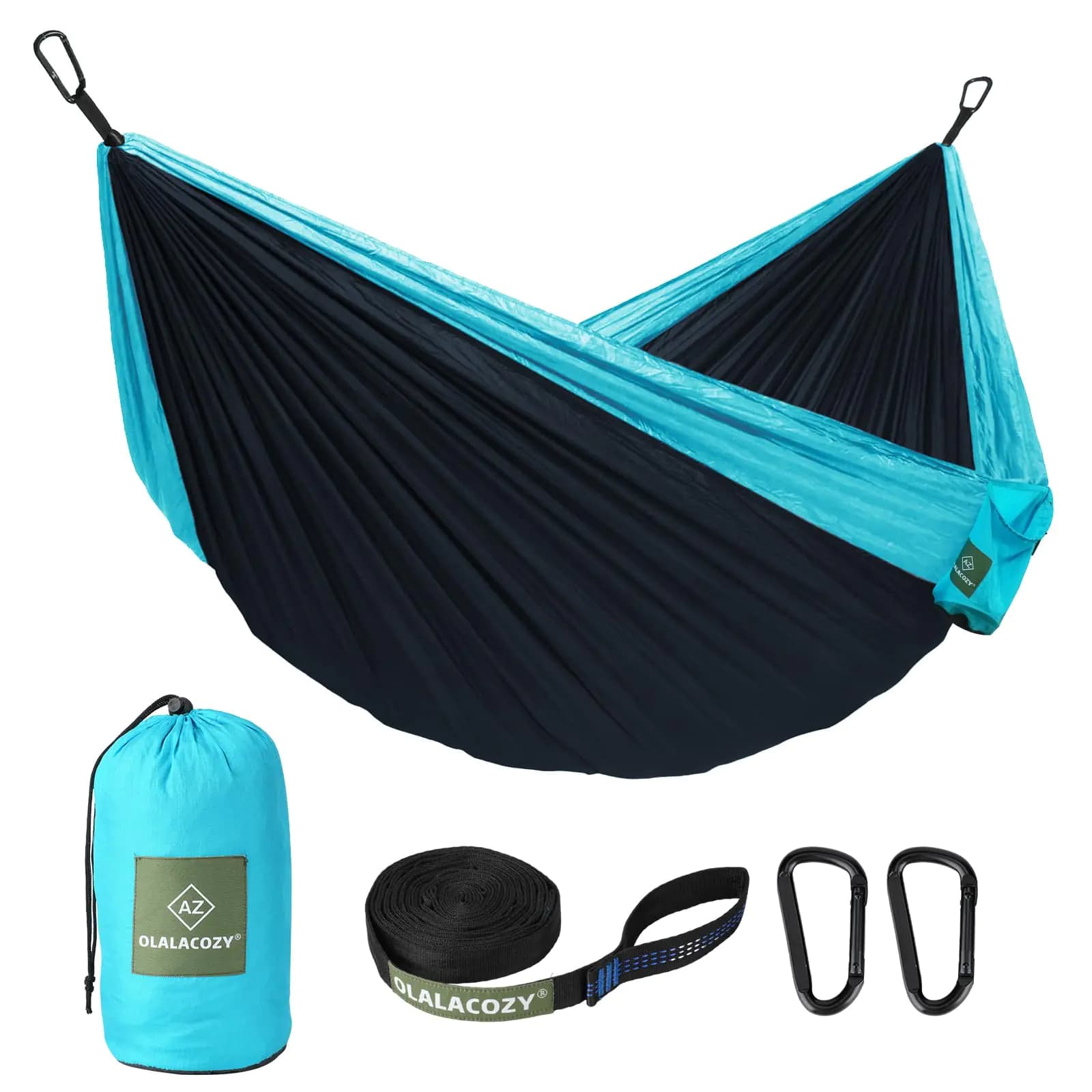 Lightweight Portable Camping Hammock with Tree Straps