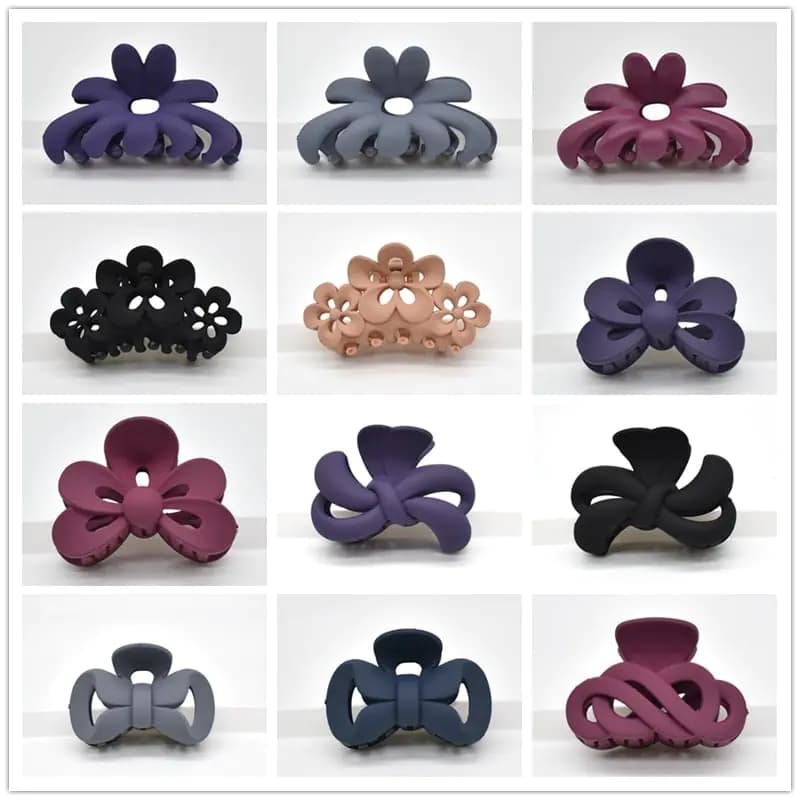 Colorful Hair Clips, Korean Hair Accessories, Floral Hairpins