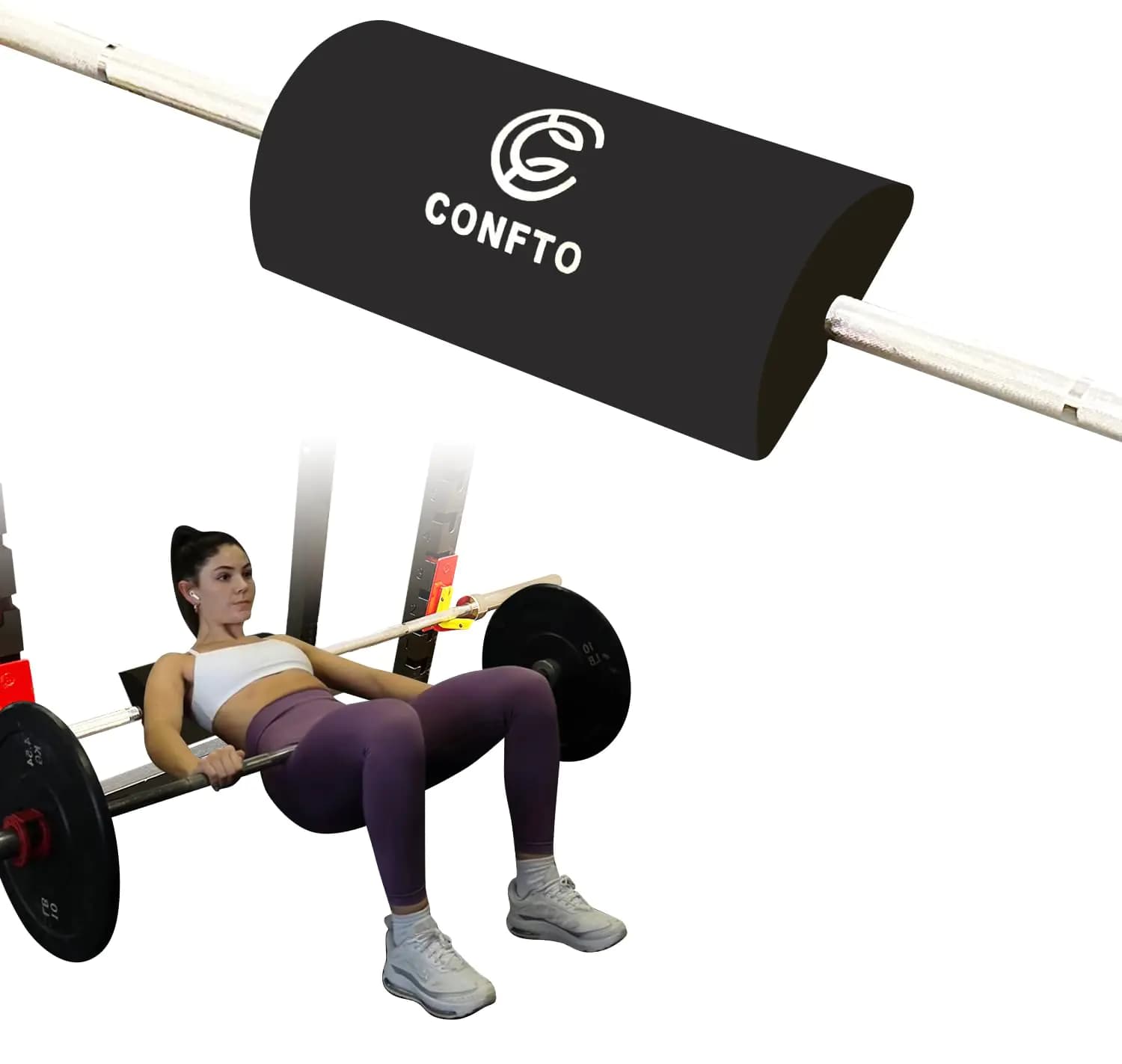 Hip Thrust Back Support for Barbell