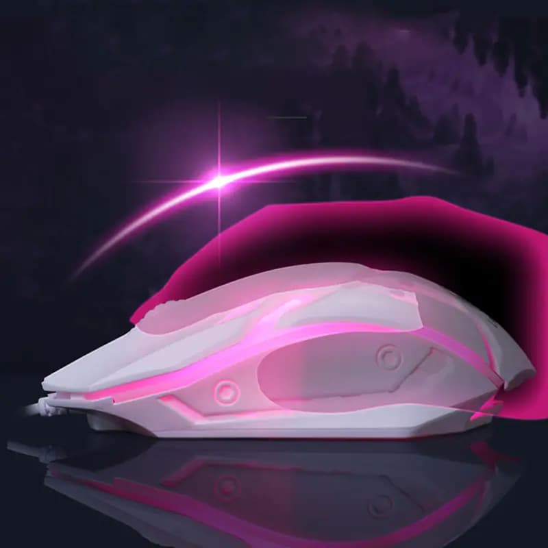 Gaming Wired Keyboard and Mouse Set with LED Lights