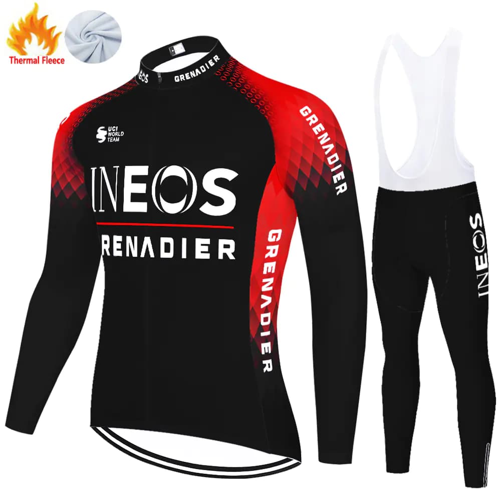 GRENADIER Winter Thermal Fleece Cycling Clothing for Men
