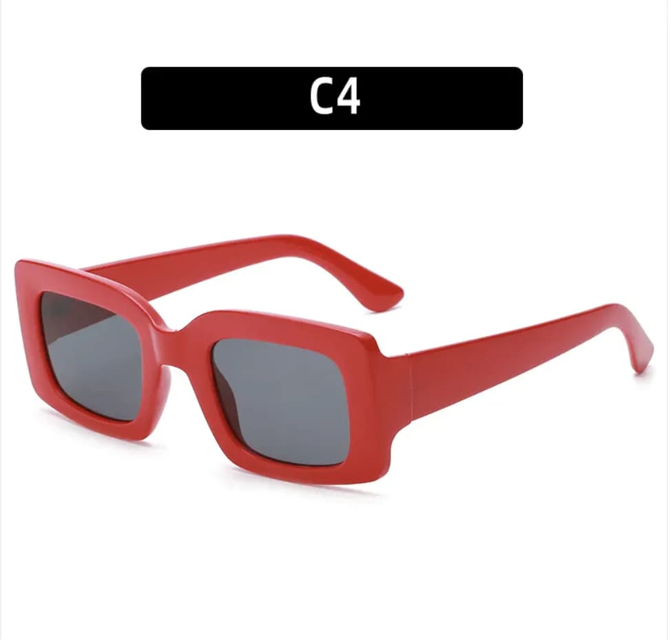 Uv Protection Sunglasses Fashion Rectangle