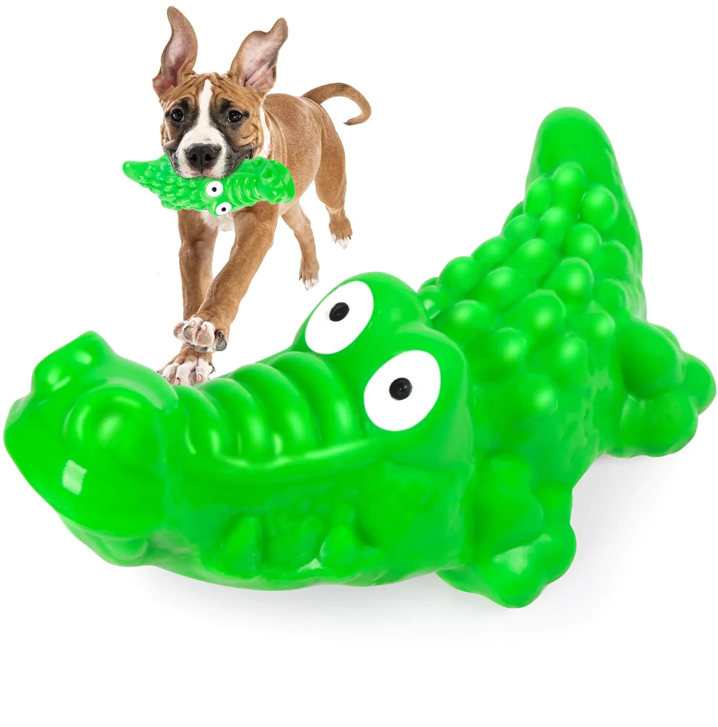 Tough Indestructible Dog Chew Toys, Green