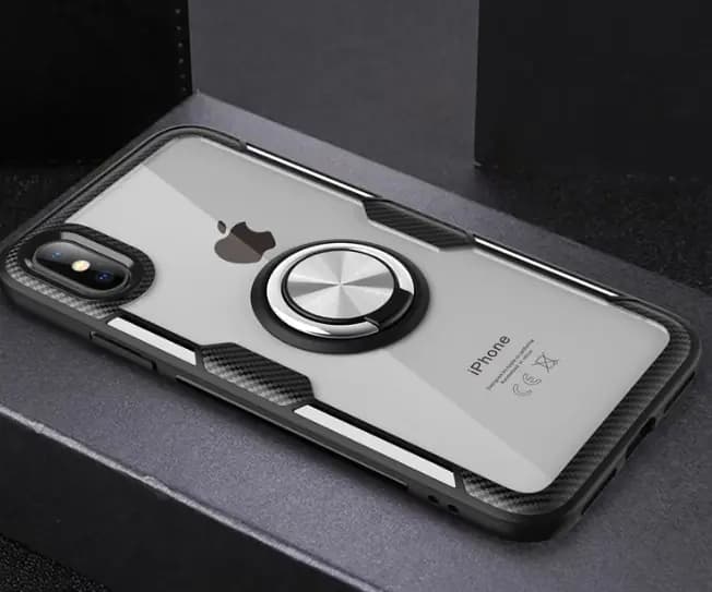 Car Mount Phone Case, Transparent Ring Phone Case