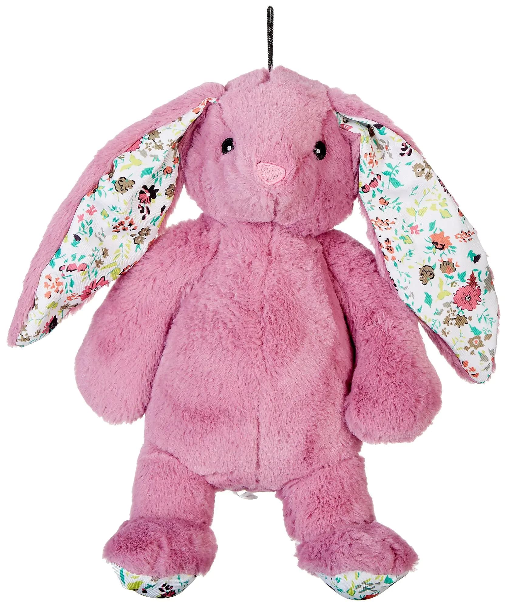 Crinkle Squeaky Plush Rabbit Dog Toy Lavender