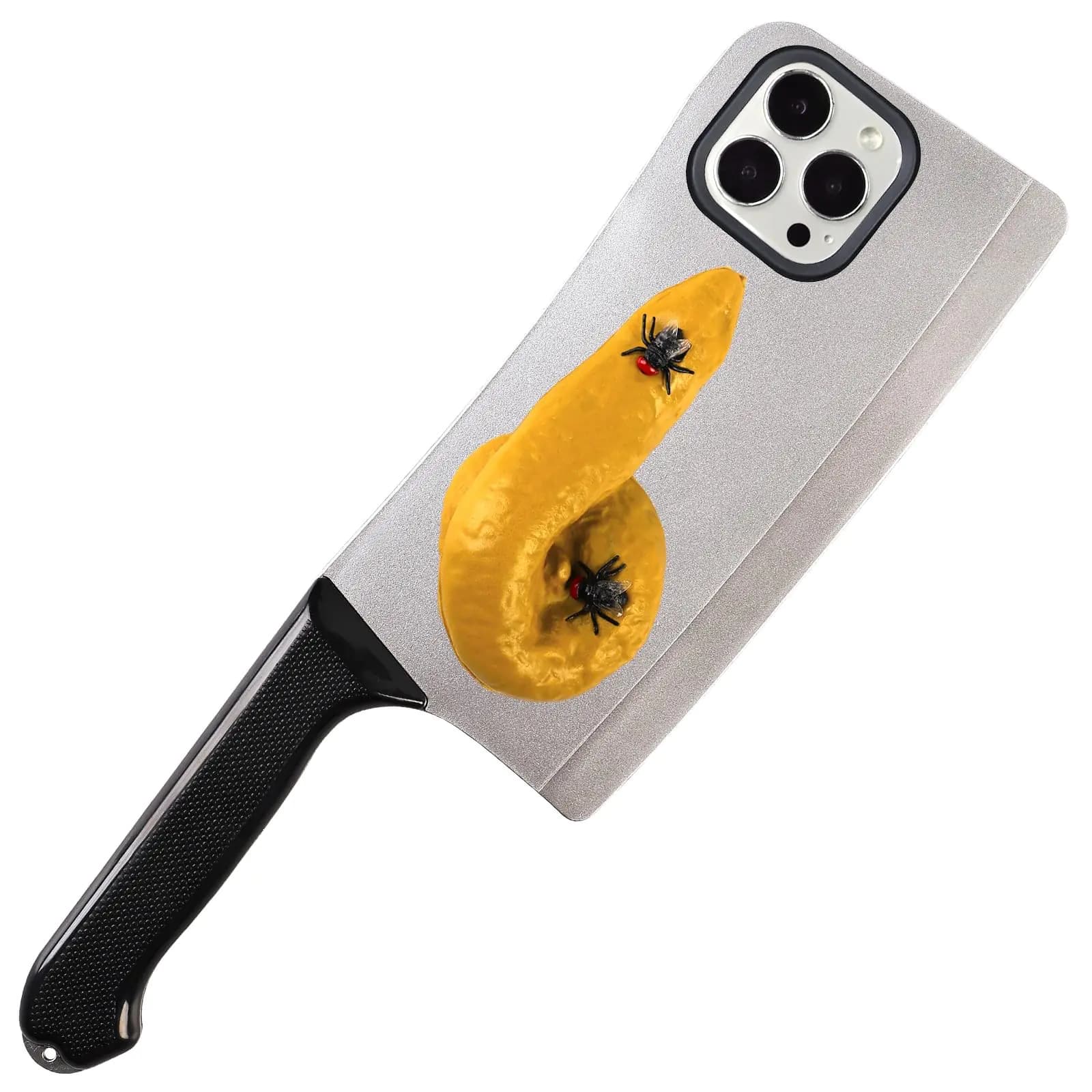 TRADAY 3D Knife Phone Case for iPhone 13 Pro Max Funny Ugly Phone Case