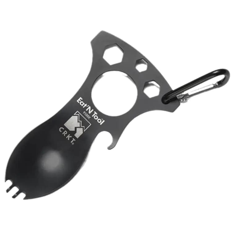 Outdoor Multi-Tool Camping Gear with Spoon, Fork, Opener