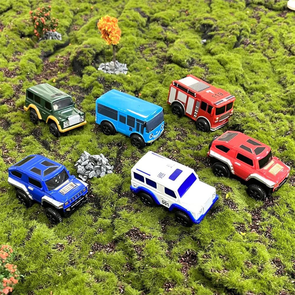 Kids' Cartoon High-Speed Train Track Car Accessories