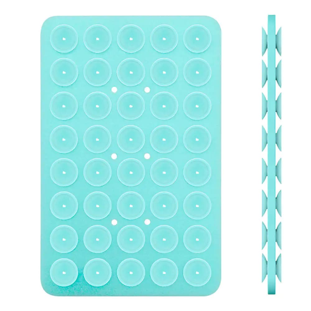 Silicone Double-Sided Suction Cup Phone Case Detachable Mount, Sticky Phone Grip with Higher Suction Power for iPhone, Hands-Free Phone Accessories Holder for Selfies and Videos