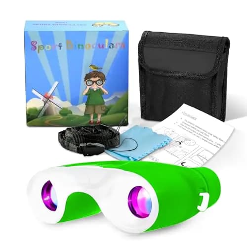 Kids Compact Binoculars 8x21 Green