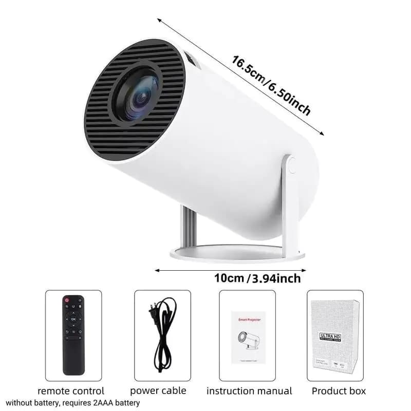 Portable WiFi Projector with Remote Control