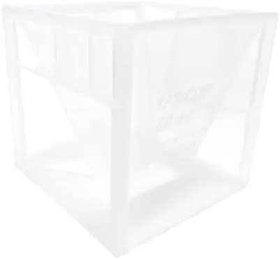 All-in-One Measuring Cube for Cooking and Baking - Replace Spoons and Cups - Kitchen Gadget Utensil - Helps with Organization and Storage - Easy-to-Clean Dishwasher-Safe (Clear)
